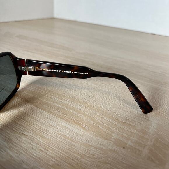 RARE! Jean Lafont Paris Funk 619 Sunglasses FRAMES ONLY Tortoise Shell France main image 10